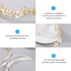 image:imageBeaupretty Flower Headband Bride Hair Wreath Wedding Hair Decorations Wedding Accessory Bride Headdress Garland Headwear Headwear Bridal Headdress