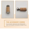 image:imageBeaupretty Flute Headjoint Stopper Plug Cork Flute Accessory Replacement Part 204X070In Durable Wood Stopper for Wind Instrument Maintenance