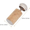 image:imageBeaupretty Flute Headjoint Stopper Plug Cork Flute Accessory Replacement Part 204X070In Durable Wood Stopper for Wind Instrument Maintenance