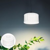 image:imageBeaupretty Glass Pendant Light Shade 590X590X354 Inch Hanging Lamp Shade Replacement with Stripe Pattern for Dining Room Bar Cafe Lighting DecorTransparent