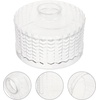 image:imageBeaupretty Glass Pendant Light Shade 590X590X354 Inch Hanging Lamp Shade Replacement with Stripe Pattern for Dining Room Bar Cafe Lighting DecorTransparent