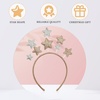 image:imageBeaupretty Glitter Star Headband Fivepointed Star Headband Bridal Hair Hoop Party Star Headpiece for Christmas Holiday Festival Birthday Party