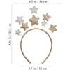 image:imageBeaupretty Glitter Star Headband Fivepointed Star Headband Bridal Hair Hoop Party Star Headpiece for Christmas Holiday Festival Birthday Party