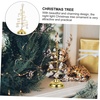 image:imageBeaupretty Glowing Christmas Tree The Christmas STO Ornament Christmas Decorations Miniature Christmas Tree Toy Snow Led Desktop Decor TinyGolden