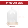 image:imageBeaupretty Glowing Couple Hand Model Adornment with Glass Dome Cover Romantic Ornament for Valentine Wedding Anniversary Home Decor 984X669X688In