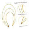 image:imageBeaupretty Gold Halo Headband Angel Goddess Headpiece Women Costume Headdress for Halloween Cosplay