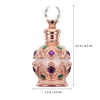 image:imageBeaupretty Gold Spherical Refillable Perfume Bottle 05 Oz Mini Spray Container for Travel Home Vanity Essential OilsRose Gold