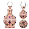 image:imageBeaupretty Gold Spherical Refillable Perfume Bottle 05 Oz Mini Spray Container for Travel Home Vanity Essential OilsRose Gold