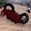 image:imageBeaupretty Gothic Restyle Sheep Horn HeadbandDevil Floral Hornsn Headpiece Hair Accessories Hair Hoops Headdress for Halloween Cosplay