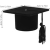 image:imageBeaupretty Graduation Cap Ring Box Black Jewelry Storage Organizer with Soft Interior Mini Academic Hat Gift Box for 2026 Graduation Party amp Keepsake