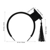 image:imageBeaupretty Graduation Headband with 3D Mini Doctor Hat and Tassel Elastic Party Hairhoop for High School College Grad Cap Decoration