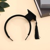 image:imageBeaupretty Graduation Headband with 3D Mini Doctor Hat and Tassel Elastic Party Hairhoop for High School College Grad Cap Decoration