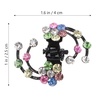 image:imageBeaupretty Hair Clip 6 Pieces Flower Hair Claw Clips Mini Rhinestone Plum Blossom Hair Clips for Women and GirlsColorful