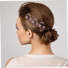 image:imageBeaupretty Hair Clip 6 Pieces Flower Hair Claw Clips Mini Rhinestone Plum Blossom Hair Clips for Women and GirlsPink