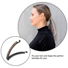 image:imageBeaupretty Hair Clip Beautiful Rhinestone Hairpin Vertical Clip Design Suitable for Woman Lady Girl Fashionable Hair Accessory