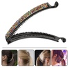 image:imageBeaupretty Hair Clip Beautiful Rhinestone Hairpin Vertical Clip Design Suitable for Woman Lady Girl Fashionable Hair Accessory