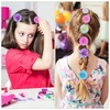 image:imageBeaupretty Hair Clips 6 Pieces Colorful Hair Clips with Fuzzy Pom Pom for Teens Women Girls