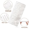 image:imageBeaupretty Hair Detangling Comb 3 Pieces Tortoiseshell Hair Comb Simple Vintage Barber Shop s Anti Static Plastic Large Hairdressing Tools For Salon Styling Home White
