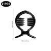 image:imageBeaupretty Hair Jaw Clips Large Fish Hair Claw Clips Ponytail Holder for Women Ladies 2PCS