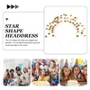 image:imageBeaupretty Hair Jewels Star Headband Star Headband Wedding Bride New Year Eve Glitter Headpieces for Women Girls Golden Fashion s Goddess Costume
