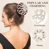 image:imageBeaupretty Hair Snood Pearl Design Hairnet for Dance Performance White 1 CountWhite