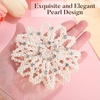 image:imageBeaupretty Hair Snood Pearl Design Hairnet for Dance Performance White 1 CountWhite