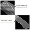 image:imageBeaupretty Hairdressing Combs 905 Inch Transparent Pc Material Lightweight Salon Hairstyling Combs for Home and Professional Hair Modelling