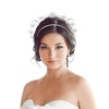 image:imageBeaupretty Halo Crown Headband Goddess Headpiece Star And Moon Headpiece Double Wire Headband Headdress for Womens Halloween Costume PartySilverSilver