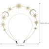 image:imageBeaupretty Halo Crown Star And Moon Headband Goddess Headpiece Wedding Bridal Tiaras for Women Girls GoldenGolden