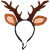 image:imageBeaupretty Hat for Women Lace Headband Puppy Accessories for Small Dogs Pet Reindeer Costume Christmas Deer Ears for Small Dog Clothing Antlers Antler Hat Brown Miss Cute Cat HeadbandBrown