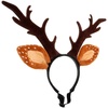 image:imageBeaupretty Hat for Women Lace Headband Puppy Accessories for Small Dogs Pet Reindeer Costume Christmas Deer Ears for Small Dog Clothing Antlers Antler Hat Brown Miss Cute Cat HeadbandBrown