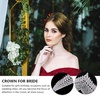 image:imageBeaupretty Headbands Hair Accessories Bridal Rhinestone Alloy Unique Shape Crystal Wedding Princess Headpieces Jewelry for Party Brithday Prom Headwear Ornament Fashion VintageSilver