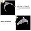 image:imageBeaupretty Headbands Hair Accessories Bridal Rhinestone Alloy Unique Shape Crystal Wedding Princess Headpieces Jewelry for Party Brithday Prom Headwear Ornament Fashion VintageSilver