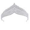 image:imageBeaupretty Headbands Hair Accessories Bridal Rhinestone Alloy Unique Shape Crystal Wedding Princess Headpieces Jewelry for Party Brithday Prom Headwear Ornament Fashion VintageSilver