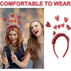 image:imageBeaupretty Heart Headband Valentines Day Headband Loveshaped Hair Accessories Red Valentines Day Heart
