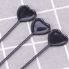 image:imageBeaupretty HeartShaped Hair Braid Styling Tool Clip for Ponytail Braids Hair Accessories with Pull Needles for Ballet Party and Everyday Use 834X098X023In1 Count Pack of 100