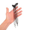 image:imageBeaupretty HeartShaped Hair Braid Styling Tool Clip for Ponytail Braids Hair Accessories with Pull Needles for Ballet Party and Everyday Use 834X098X023In1 Count Pack of 50