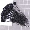 image:imageBeaupretty HeartShaped Hair Braid Styling Tool Clip for Ponytail Braids Hair Accessories with Pull Needles for Ballet Party and Everyday Use 834X098X023In1 Count Pack of 100