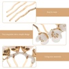 image:imageBeaupretty Jade Flower Hair Pin Chinese Hair Stick Jade Hairpin Retro Chignon Pin Traditional Classical Flower Hair Chopstick Hair Styling Accessories for Women Girls GreenWhite