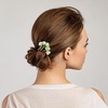 image:imageBeaupretty Jade Flower Hair Pin Chinese Hair Stick Jade Hairpin Retro Chignon Pin Traditional Classical Flower Hair Chopstick Hair Styling Accessories for Women Girls GreenGreen