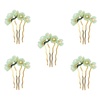 image:imageBeaupretty Jade Flower Hair Pin Chinese Hair Stick Jade Hairpin Retro Chignon Pin Traditional Classical Flower Hair Chopstick Hair Styling Accessories for Women Girls GreenGreen