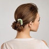 image:imageBeaupretty Jade Flower Hair Pin Chinese Hair Stick Jade Hairpin Retro Chignon Pin Traditional Classical Flower Hair Chopstick Hair Styling Accessories for Women Girls GreenGreen