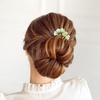 image:imageBeaupretty Jade Flower Hair Pin Chinese Hair Stick Jade Hairpin Retro Chignon Pin Traditional Classical Flower Hair Chopstick Hair Styling Accessories for Women Girls GreenGreen
