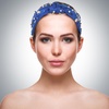 image:imageBeaupretty Knotted Wide Headband Rhinestone Pearl Headband Fashionable Baseball Head Band Knot Wide for Women GirlsBlueBlue