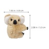 image:imageBeaupretty Koala Hair Clips Set of 4 Cute Fuzzy Claw Clips for Girls Small Cartoon Animal Hair Accessories Secure Hold for Thick and Thin