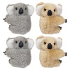 image:imageBeaupretty Koala Hair Clips Set of 4 Cute Fuzzy Claw Clips for Girls Small Cartoon Animal Hair Accessories Secure Hold for Thick and Thin