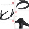 image:imageBeaupretty Large Antler Ears HairbandGirls Black Deer Horn Elk Headband Headpiece for Christmas Party Holloween Cosplay
