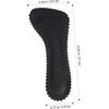 image:imageBeaupretty Leather High Heel Insoles for Women AntiSlip Forefoot Shoe Pads amp Cushions for Summer Comfortable Leather amp Latex Inserts White 1 PairBlack