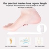 image:imageBeaupretty Leather High Heel Insoles for Women AntiSlip Forefoot Shoe Pads amp Cushions for Summer Comfortable Leather amp Latex Inserts White 1 PairWhite