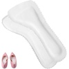 image:imageBeaupretty Leather High Heel Insoles for Women AntiSlip Forefoot Shoe Pads amp Cushions for Summer Comfortable Leather amp Latex Inserts White 1 PairWhite